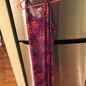 Lularoe Dani floor length sleeveless maxi dress